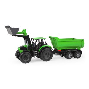 Lena 4617 WORXX Traktor Deutz-Fahr s přívěsem