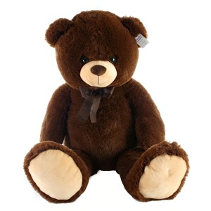 Medvěd plyšový tmavý 100 cm