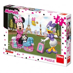 Dino 351561 Puzzle Minnie v Paříži 24 dílků