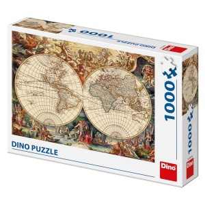 Dino 532496 Puzzle Historická mapa 1000 dílků