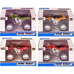 Čtyřkolka kovová - 4 barvy