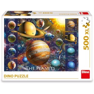 Dino 514133 Puzzle Osm planet 500 xl dílků
