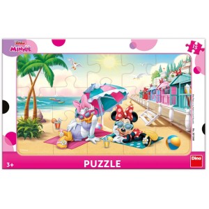 Dino 301368 Puzzle Minnie: oslava 15 dílků deskové