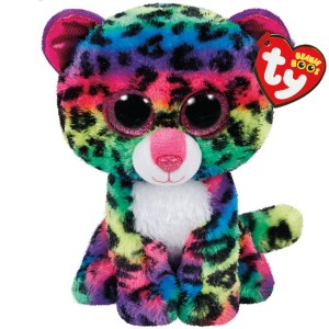 TY Beanie Boos 15 cm - DOTTY barevný leopard
