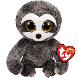 TY Beanie Boos 15 cm - DANGLER šedý lenochod