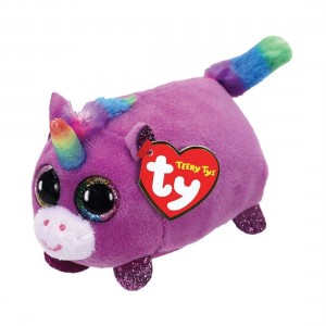 TY Teeny Tys 10 cm - ROSSETE fialový jednorožec