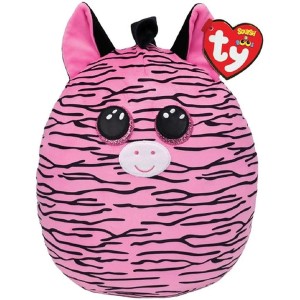 Ty Squishy Beanies 30 cm - ZOEY růžová zebra