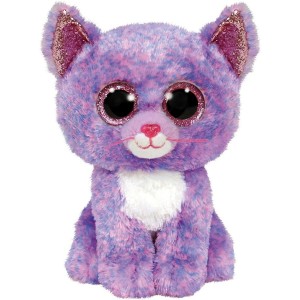 TY Beanie Boos 15 cm - CASSIDY levandulová kočka