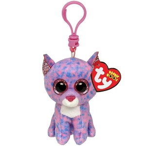 TY Beanie Boos Clip 8,5 cm - CASSIDY levandulová kočka