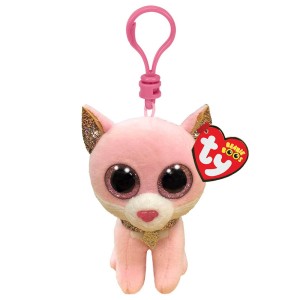 TY Beanie Boos Clip 8,5 cm - FIONA růžová kočka