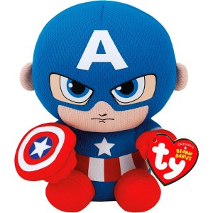 TY Beanie Babies 15 cm - Marvel KAPITÁN AMERIKA