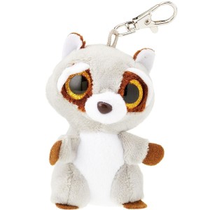 TY 35252 Beanie Boos Clip 8,5 cm - Oakie šedý mýval
