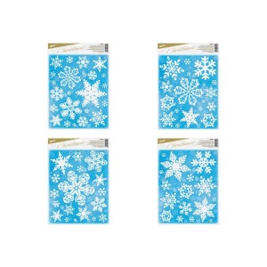 Okenní fólie vánoční glitr 8886001 30x42 cm