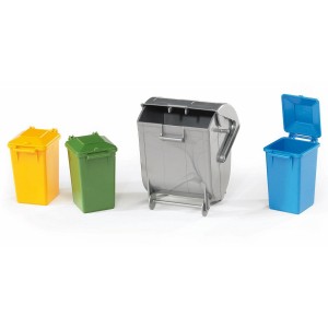 BRUDER 2606 Kontejner a popelnice set