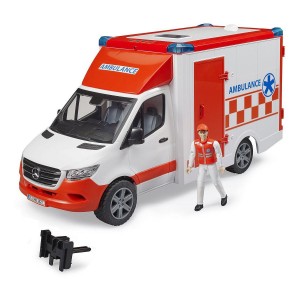 BRUDER 2676 MB Sprinter Sanitka s figurkou