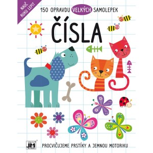 Zábavná samolepková knížka 3275-3 ČÍSLA