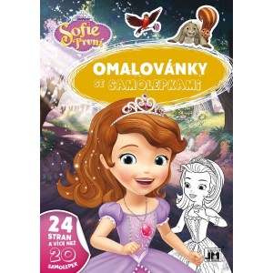 Omalovánky 3592-1 A4 se samolepkami Sofie První