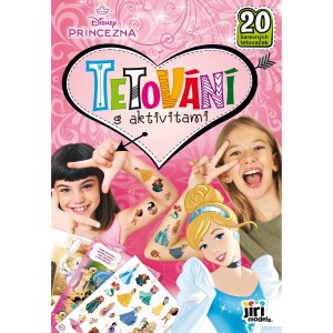 Tetování 3987-5 s aktivitami Princezny