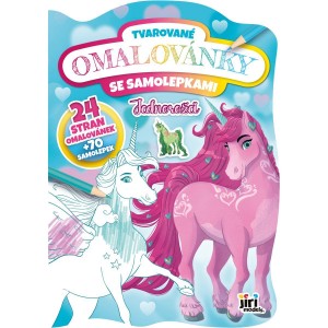 Tvarované omalovánky 4202-8 Jednorožci