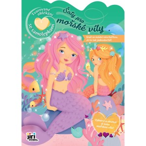 Tvarované oblékání 4186-1 se samolepkami Šaty pro mořské víly