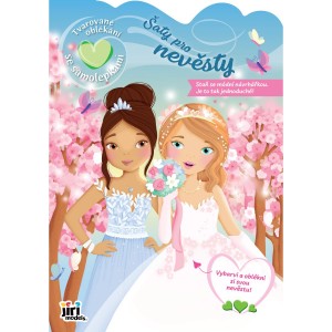 Tvarované oblékání 4187-8 se samolepkami Šaty pro nevěsty