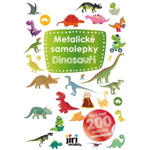 Metalické samolepky 3127-5 Dinosauři
