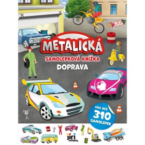 Metalická samolepková knížka 4708-5 Doprava