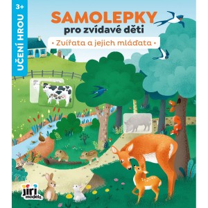 Samolepky 4264-6 pro zvídavé děti Zvířata a jejich mláďata