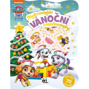 Nejkrásnější 4493-0 vánoční omalovánky se samolepkami Tlapková patrola holky