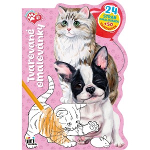 Tvarované omalovánky 4644-6 Štěňátka a koťátka