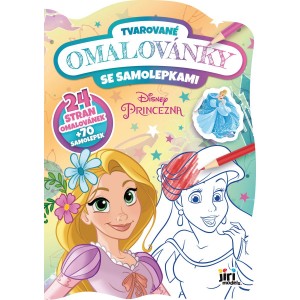 Tvarované omalovánky 3186-2 Disney Princezny