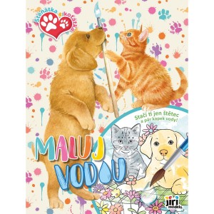 Maluj vodou 4643-9 Štěňátka a koťátka