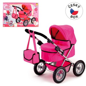 Kočárek 74845 Adélka růžový