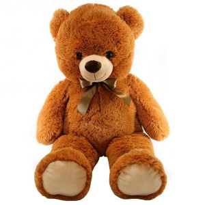 Plyšový medvěd 65886 100 cm světle hnědý