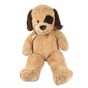 Plyšový pes béžový 90 cm