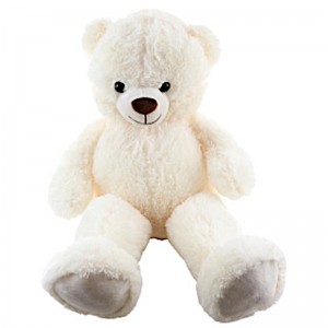 Plyš 206012 medvěd 90cm bilý