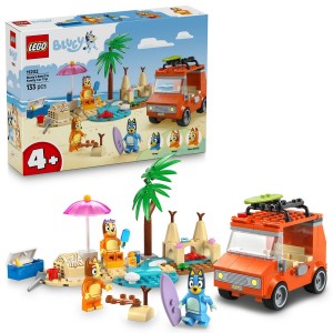 LEGO® DUPLO® 11202 Bluey a rodinný výlet autem na pláž (Věk 4+)