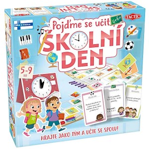 Pojďme se učit: Školní den - desková hra (věk 5+)