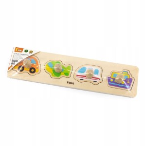 Viga 44534 Dřevěná vkládačka dopravní prostředky