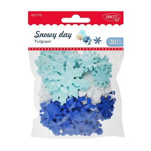 Sněhové vločky AD0170 pěnové 30 ks