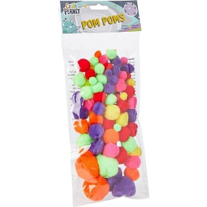 Pom poms Neon CPT6621109 100ks mix barev