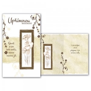 Přání kondolenční M13-069