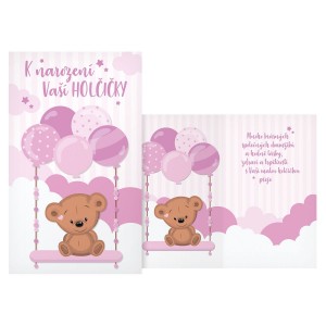 Přání k narození miminka M07-059 T