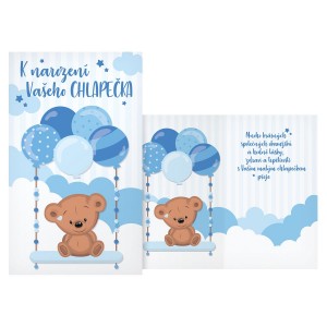 Přání k narození miminka M07-058 T