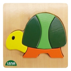 Lena 32063 Dřevěné puzzle - želva