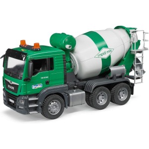 BRUDER 2739 Zeleno bílý domíchávač MAN TGA