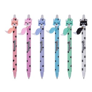 Colorino 1706PTR gumovatelné pero Houpajicí se lištičky, modrá náplň (cena za 1 kus)