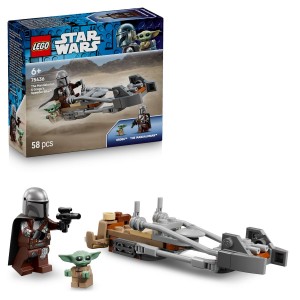 LEGO® Star Wars™ 75436 Mandalorian a Grogu a spídrová motorka (Věk 6+)