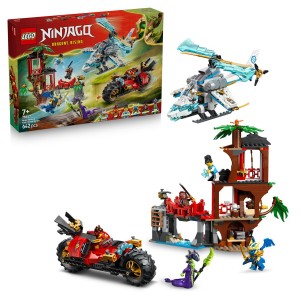 LEGO® NINJAGO® 71857 Souboj nindža vozidel a domek na stromě (Věk: 7+)