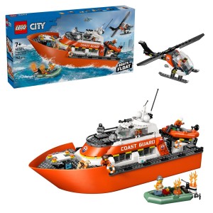 LEGO® City 60504 Záchranný člun pobřežní hlídky a vrtulník (Věk: 7+)